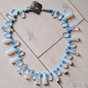 Opalite Bead Choker